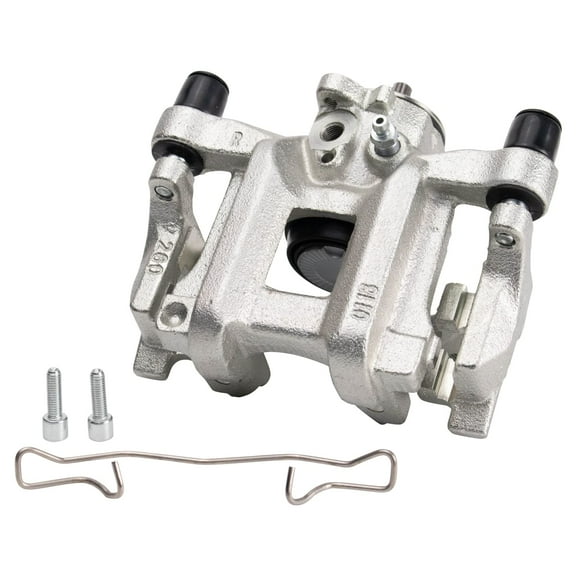 TRQ Rear Right Brake Caliper w/Bracket Passenger Side Compatible with 2016-2019 Honda Civic