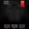 thumbnail image 5 of Sunshinehomely Men's Heated Vest Lightweight USB Electric Heated Vest Jacket Adjustable Heating Vest for Adults Winter Outdoors, 11 Heating Zones, 3 Heating Levels, 5 of 9