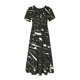 thumbnail image 2 of Vestido de Manga Corta para Mujeres Vestido de Verano de Cuello Redondo Impreso, Poliéster de Tamaño Verdadero Diario Y Vestido de Fiesta, 2 of 4