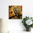 thumbnail image 3 of Zhiwo Canvas Wall Art Prints Painting Owl Birds Autumn Fall Maple Leaf Wall Decorative Artwork Ready to Hang for Living Room,, 3 of 5