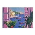thumbnail image 7 of Yayeee Bath Rug for Bathroom Floor Non Slip Rectangle Fluffy Soft Absorbent Mat, 16"x24", Purple Window Scene, 7 of 7
