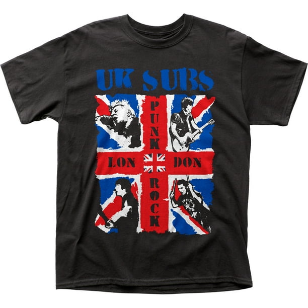 At dræbe ordlyd vokal Uk Subs English Punk Rock Band Music Group London Punk Rock Adult T-Shirt  Tee - Walmart.com