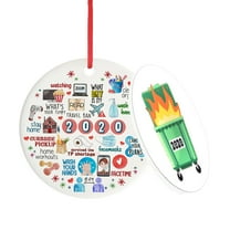 Gcvizuso Christmas Ornaments Clearance! Christmas Hanging Decorations, Personalize Shaped Embellishments Hanging Ornaments for Christmas Decoration