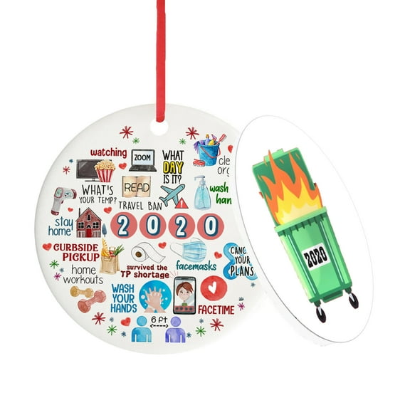 Gcvizuso Christmas Ornaments Clearance! Christmas Hanging Decorations, Personalize Shaped Embellishments Hanging Ornaments for Christmas Decoration