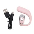 thumbnail image 1 of Wireless Earbud Ear Hook Headphone Noise Cancelling Earphone for Car Driving Business F32 Pinkish, 1 of 4