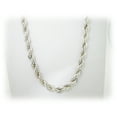 thumbnail image 5 of Sterling Silver Rope Chain Necklace Polished Solid 4.8 mm 18", 5 of 7