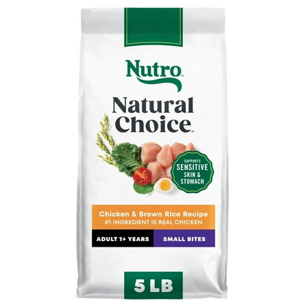 Nutro Natural Choice Adult Small Bites Dog Food Recipe Chicken & Brown Rice, 5 Lb Bag