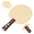 thumbnail image 3 of Mosiee Pure Wood Training Table Tennis Racket Base Plate Lightweight Ping Pong Bat Carbon Racket Blade Plywood Diy Paddle Accessories, 3 of 9