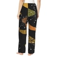 thumbnail image 2 of Women's Soft Pajama Pants Comfy Long Sleep Lounge Pockets, Atomic Age Geometric Mid Century, 2 of 5