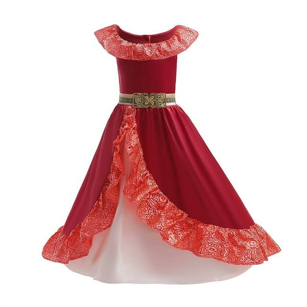 Disney vestido de princesa Jasmine para nina disfraz de Aladdin lampara de sirena Elena Moana fiesta de cumpleanos Carnaval Bodega Aurrera en linea