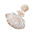 thumbnail image 2 of 1/3 muñeca princesa vestida de ropa de muñeca moda para un regalo de cumpleaños para niños, accesorios de fotos educativos vestidos de vestuario, por Rosa, 2 of 8