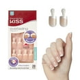 thumbnail image 2 of KISS Everlasting French Press on Nails, String Of Pearls, Beige, Real Short Squoval, 28 Count, 2 of 8