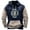 Blue, variant on Utoimkio Men's Pullover Hoodies Long Sleeve Drawstring Casual Print Hooded Sweatshirts Lightweight Loose Fit Crewneck Pullover Sweatshirts with Pockets
