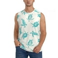 thumbnail image 2 of Goofa Turtle Printed Men's Sleeveless T-Shirt - Athletic Gym Workout Tank Top for Men - Moisture-Wicking, UPF 30+ Quick-Dry Muscle Tee-X-Large, 2 of 8