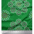 thumbnail image 1 of Soimoi Cotton Voile Fabric Mandala Decorative Printed Fabric 1 Yard 56 Inch Wide, 1 of 1