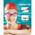 thumbnail image 4 of Gafas de natación CCMRCQ, antivaho, protección UV, paquete de 2 unidades, para adultos, 4 of 7