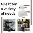 thumbnail image 3 of SSBM Mini Stretch Wrap with Plastic Dispenser Handle 5" x 1000' 456 Rolls 55 Gauge Clear Shrink Film for Wrapping, 3 of 7