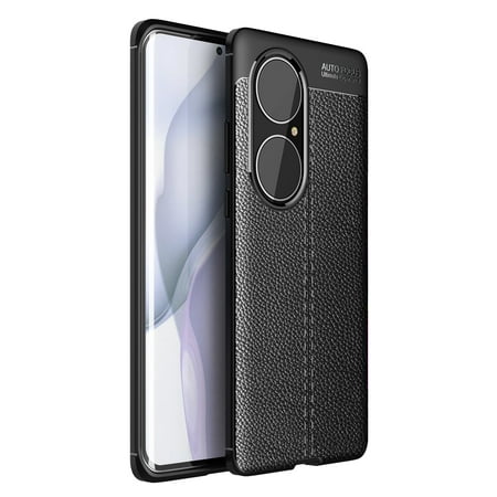 For Huawei P50 Pro Litchi Texture TPU Shockproof Case(Black)