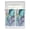 Teal Green Purple, variant on Tier Curtains 45 Inches Long, Teal Purple Marble Window Treatment Curtain Drapes, Modern Abstract Luxury Ink Painting Window Half Privacy Curtains for Bedroom Bathroom, 42"x45", 2 Panels