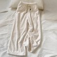 thumbnail image 5 of CAIVO Kids Soft Girls Flannel Sleep Pants Fuzzy Winter Leisure Bottoms For Cozy Comfort Warmth All Season Long Adorable Trousers, 5 of 5