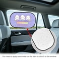 thumbnail image 4 of Yuyamidu Sheep Windows Shades for Car Baby Purple Car Window Sun Shades 20 x 12 Inch Auto Rear Sunshade for Side Window for Most Vehicles Cling Car Sun Shade for Windows, 4 of 7