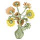 thumbnail image 4 of Broche de girasol, broche de girasol, broche de solapa, broche de solapa, broches de rendimiento, 4 of 14