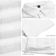 thumbnail image 7 of Yuhangmm Mens Summer Shirts Classic Solid Short Sleeve Shirt For Casual Business Turn Down Collar Comfortable Summer Men White M, 7 of 7