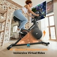 thumbnail image 4 of MERACH Magnetic Exercise Bike, Smart Stationary Bike for Indoor Cycling with Bluetooth, ±6° Incline, Quiet Belt Drive, 350lbs Capacity for Home Workout & Cardio Training, 4 of 9