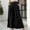 Black, variant on Summer Savings Clearance! PEZHADA Women's Culottes Linen Wide Leg Pants Elastic Waist Casual Palazzo Trousers with Pockets Capris Black
