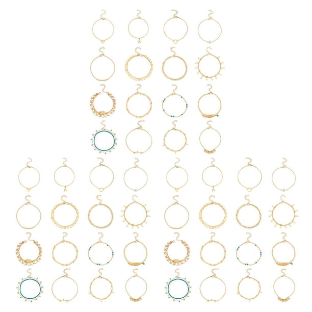 Qarigey Pulseras de tobillo, joyería duradera para el cuerpo, cómoda, exquisita, elegante, tobilleras para mujer, para decoración de tipo 3 3Conjunto
