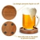 thumbnail image 4 of Juego de posavasos Renawe de madera de acacia con soporte, 6 unidades, 4 of 7