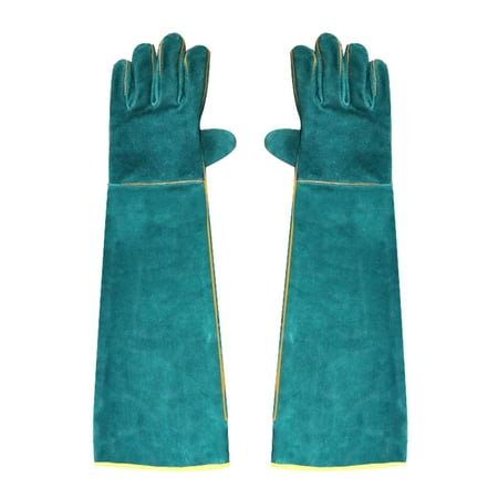 

Protective Cowhide Reptile Handling Gloves Scratch Resistant