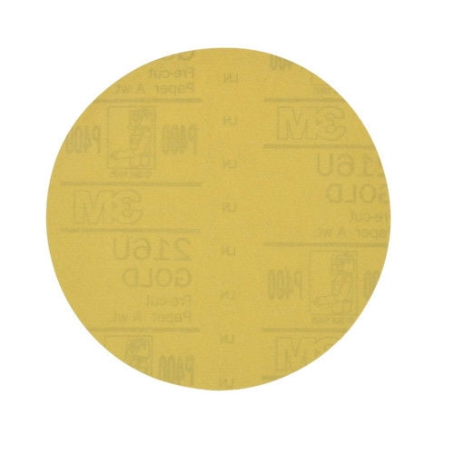 3M 973 Hookit Gold Disc, 6 in., P400A (100-Pack) by 3M COMPANY