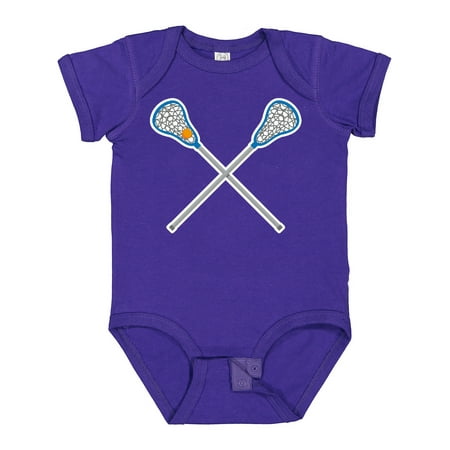 

Inktastic Lacrosse Sticks Future Player Outfit Gift Baby Boy or Baby Girl Bodysuit