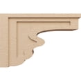 thumbnail image 3 of 10"W x 30"D x 20"H Classic Highland Rough Cedar Woodgrain TimberThane Corbel, Primed Tan, 3 of 6