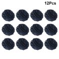 thumbnail image 2 of FELTECHELECTR 12 bolas de flores de papel de 30 cm para decoración de fiestas en casa, bodas, festivales (negro), 2 of 6