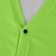 thumbnail image 7 of GrmtClth Cardigan Men Big&tall Button Down Sweaters V Neck Soft Comfy Knitted Outfit Fluorescent Green 5XL, 7 of 7