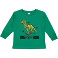 thumbnail image 3 of Inktastic Gigi Boy Dinosaur Grandson Boys Long Sleeve Toddler T-Shirt, 3 of 5
