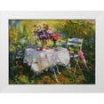 thumbnail image 1 of Sviridov, Sergei 18x15 White Modern Wood Framed Museum Art Print Titled - A Table in Garden IV, 1 of 4