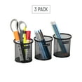 thumbnail image 6 of Mind Reader Paper Clip Holders, 1-11/16"H x 3-3/8"W x 4-3/16"D, Black, Pack of 3 Paper Clip Holders, 6 of 9
