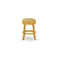 thumbnail image 4 of Home Square 24" Wood Backless Bar Stool in Vegas Gold & Oak - Set of 2, 4 of 5