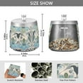 thumbnail image 2 of Yayeee Ashtray with Lid for Cigarette Smokeless Stainless Steel Home Ash Holder, Vibrant Abstract Design, 2 of 7