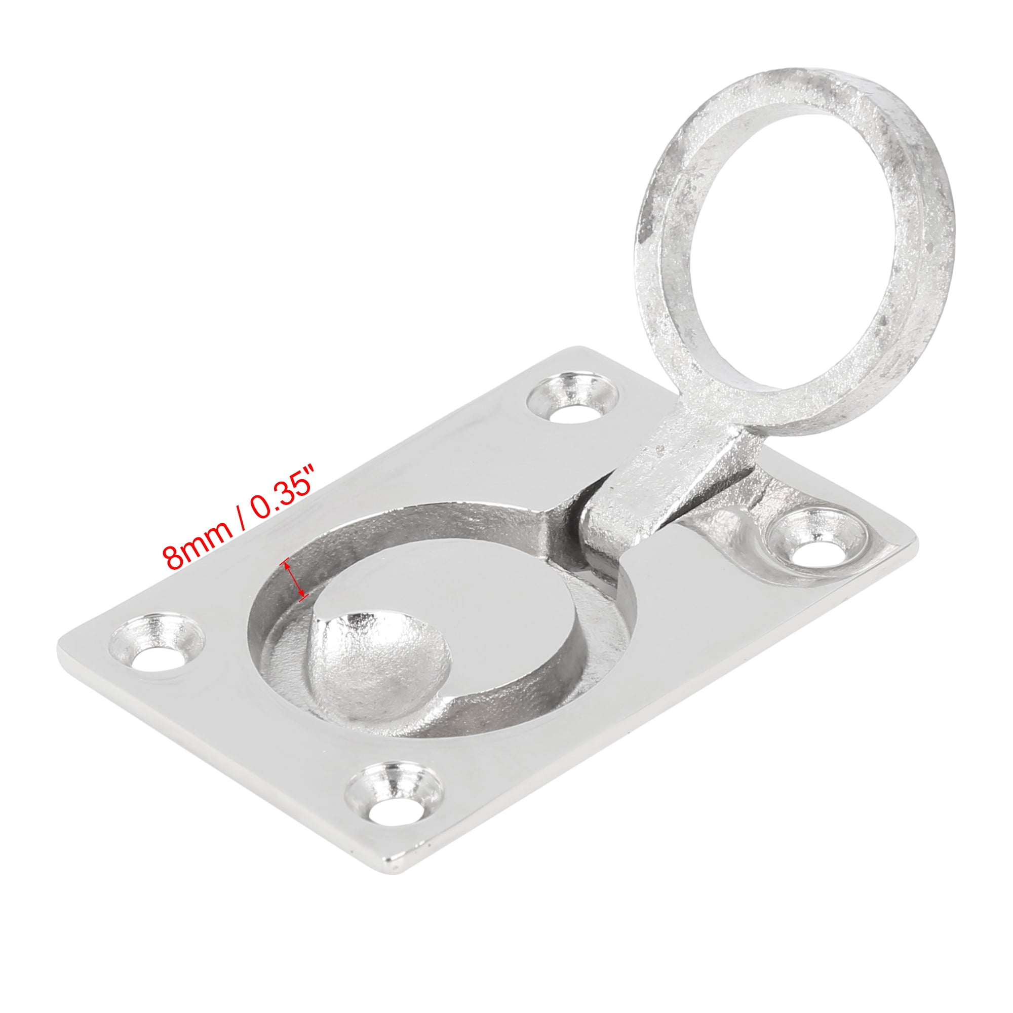 Unique Bargains 316 Stainless Steel Boat Floor Locker Hatch Lift Flush Ring Pull Handle