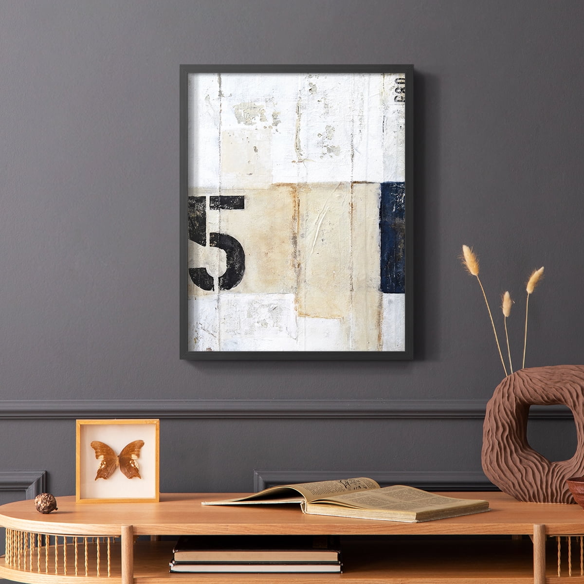5th Row in Paper Solid Wood 11 x 14 Framed Print