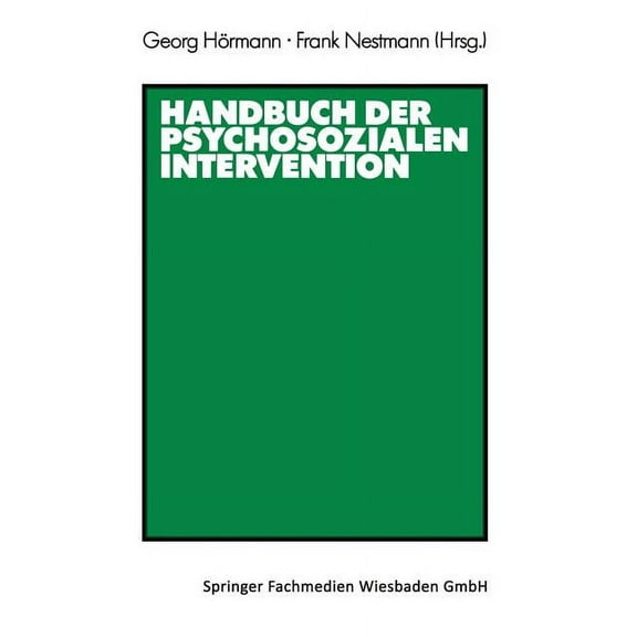 Handbuch Der Psychosozialen Intervention, (Paperback)