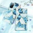 thumbnail image 5 of Dteck Marble Patterned Case for Samsung Galaxy S20 FE 6.5-inch,Magnetic Leather Card Holder Wallet Kickstand Galaxy S20 FE 5G Case Flip Shockproof Protective Cover with Strap,Blue, 5 of 5