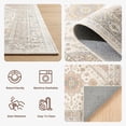thumbnail image 2 of ICEANT Persian Rectangle Rug 9'x12' Area Rug, Boho Vintage Non-Slip Carpet for Living Room, Washable Soft Mat for Bedroom, Anti-Slip Floor Pad, Beige, 2 of 5