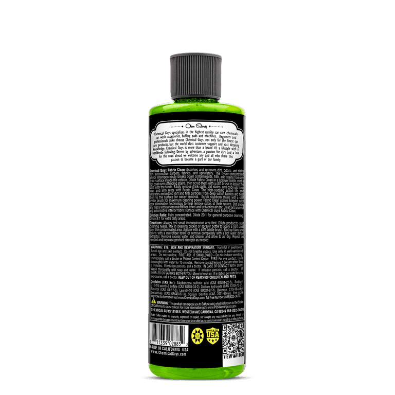Chemical Guys Foaming Citrus Fabric Clean Shampoo, 16 oz photo 2
