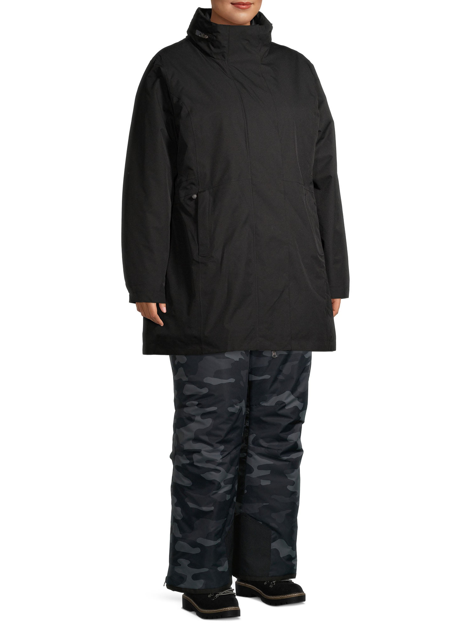 Swiss Tech Women's Waterproof Long 3-in-1 Systems Jacket
