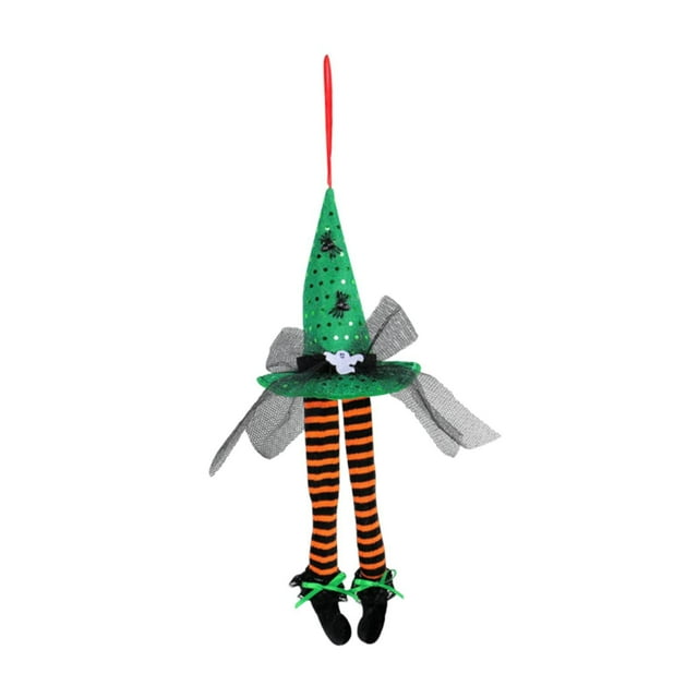 Adornos colgantes de Halloween, colección de regalos artesanales para decoración del hogar, maldad Verde